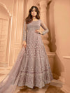 Dusty Pink Heavy Embroidered Anarkali Suit